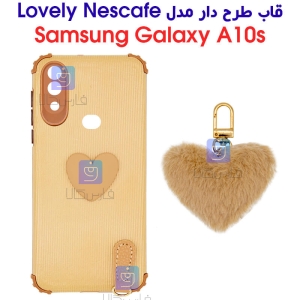 قاب طرح دار گوشی A10s مدل Lovely Nescafe