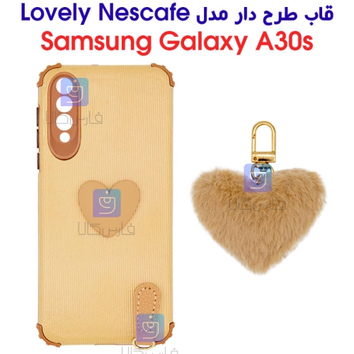 قاب طرح دار گلکسی A30s مدل Lovely Nescafe