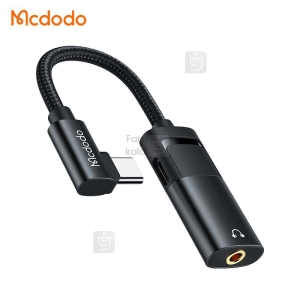 تبدیل Type-C به جک 3.5 میلیمتری AUX+پورت Type-C مک دودو مدل CA-1880