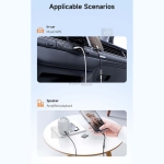 تبدیل لایتنینگ به جک 3.5 میلیمتری AUX مک دودو مدل CA-5010 ساپورت میکروفون