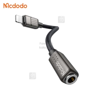 تبدیل لایتنینگ به جک 3.5 میلیمتری AUX مک دودو مدل CA-5010 ساپورت میکروفون