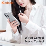 تبدیل لایتنینگ به جک 3.5 میلیمتری AUX مک دودو مدل CA-5010 ساپورت میکروفون