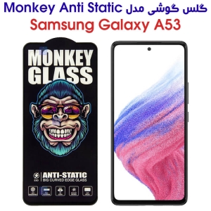 گلس گوشی سامسونگ گلکسی A53 مدل Monkey Anti Static