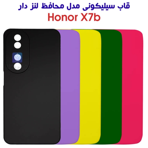 قاب سیلیکونی آنر X7b مدل محافظ لنز دار
