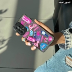 قاب دخترانه گوشی آیفون 14 پرو مدل آینه ای باربی