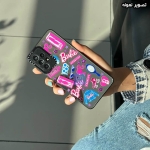 قاب دخترانه گوشی A50 مدل آینه ای باربی