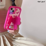 قاب دخترانه گوشی آیفون 14 پرو مدل پاپیون باربی