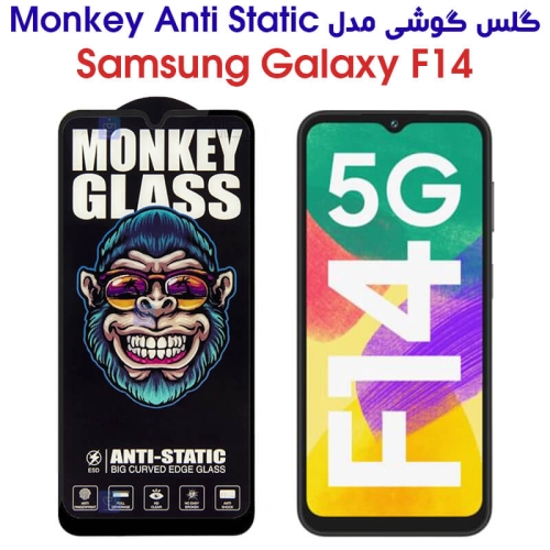 گلس گوشی سامسونگ گلکسی F14 مدل Monkey Anti Static