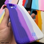 قاب سیلیکونی M32 4G طرح بافت رنگین کمانی