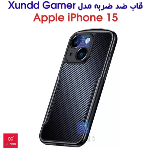 قاب ضد ضربه آیفون 15 مدل XUNDD Gamer