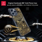 قاب ضد ضربه آیفون 15 مدل XUNDD Pure Gold
