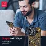 قاب ضد ضربه آیفون 15 پرو مکس مدل XUNDD Pure Gold