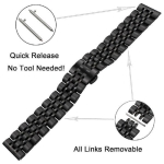 بند ساعت هوشمند امازفیت بیپ Bip 5 استیل 7Bead