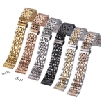 بند ساعت هوشمند امازفیت بیپ Bip 5 استیل 7Bead