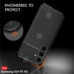 قاب گوشی S24 FE مدل Auto Focus Fiber Carbon