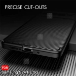 قاب گوشی S24 FE مدل Auto Focus Fiber Carbon