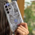 قاب دخترانه گوشی پوکو F5 مدل پروانه یخی