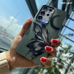 قاب دخترانه گوشی آیفون 8 مدل ماه و پروانه