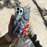 قاب دخترانه گوشی M12 مدل ماه و پروانه