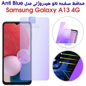 محافظ صفحه نانو هیدروژلی A13 4G مدل Anti Blue