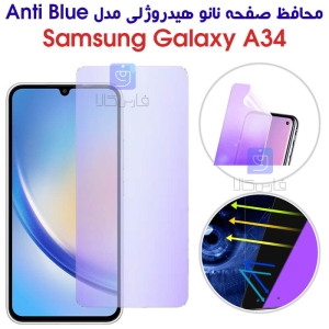 محافظ صفحه نانو هیدروژلی A34 مدل Anti Blue