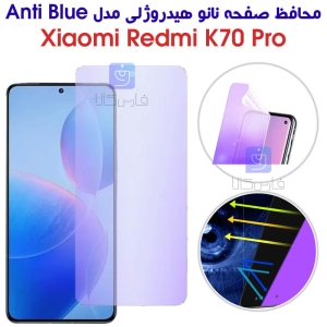 محافظ صفحه نانو هیدروژلی Redmi K70 Pro مدل Anti Blue