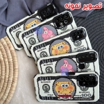 قاب فانتزی گوشی آیفون 7 پلاس مدل دلار باب اسفنجی و پاتریک