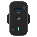 شارژر 45 وات پاورولوژی مدل PWCUQC004 GaN 45W همراه با کابل تایپ سی