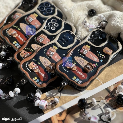 قاب فانتزی Poco F5 مدل Chocolate Bear همراه با بند آویز