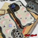 قاب دخترانه گوشی نوت 12 پرو 5G مدل کرومی قلب و پروانه