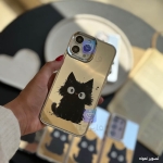 قاب آینه ای آیفون 15 پرو مکس مدل گربه کیوت
