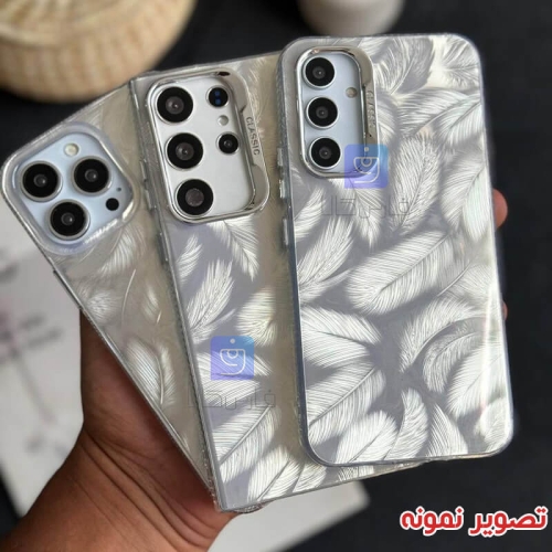 قاب دخترانه گوشی Poco X5 Pro مدل هولوگرامی طرح پر
