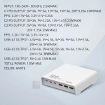 هاب شارژر 6 پورت الدینیو مدل Q605