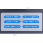 کابل چند کاره Type C، Micro USB و Lightning مک دودو مدل WF-1720