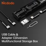 کابل چند کاره Type C، Micro USB و Lightning مک دودو مدل WF-1720