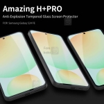 گلس نیلکین S24 FE مدل H+ Pro