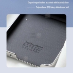 قاب چرمی نیلکین گوشی Z Flip 6 مدل CamShield Flip Modern