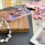 قاب دخترانه گوشی آیفون 13 پرو مکس مدل Romantic Butterfly