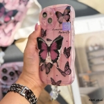 قاب دخترانه گوشی آیفون 15 پرو مکس مدل Romantic Butterfly
