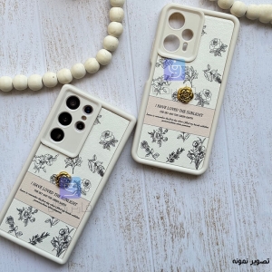 قاب دخترانه گوشی نوت 11 پرو 4G مدل سولید گل برجسته