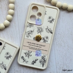 قاب دخترانه گوشی Redmi Note 13 5G مدل سولید گل برجسته