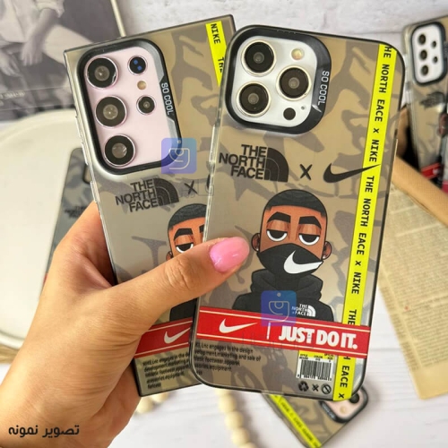 قاب فانتزی گوشی آیفون 15 پرو مکس مدل The North Face X Nike