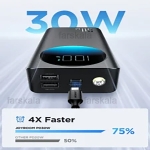 پاوربانک 30 وات 30000 جویروم Joyroom Fast Charging Power Bank With Flashlight JR-PBF03