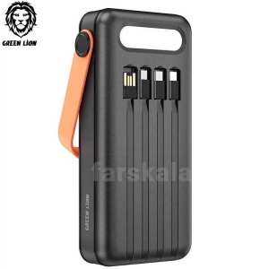 پاوربانک خورشیدی 30000 گرین لاین Green Lion Solar Portable Power Bank GNSOLAR30PBBK