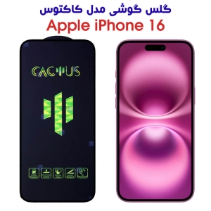 گلس آیفون 16 مدل Cactus
