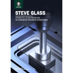 گلس آیفون 13 پرو مکس برند Green Lion مدل 9H Steve