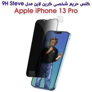 گلس حریم شخصی آیفون 13 پرو برند Green Lion مدل 9H Steve