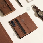کاور چرمی نیلکین Z Fold 6 مدل Aoge Leather