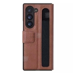 کاور چرمی نیلکین Z Fold 6 مدل Aoge Leather