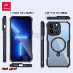 قاب ضد ضربه رینگی گوشی آیفون 12 مدل XUNDD Beatle Magnetic Holder